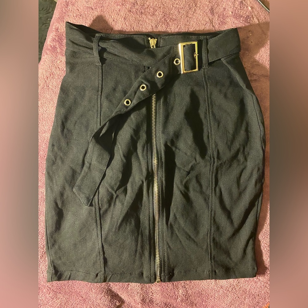 Haute Monde Full Zip Pencil Skirt